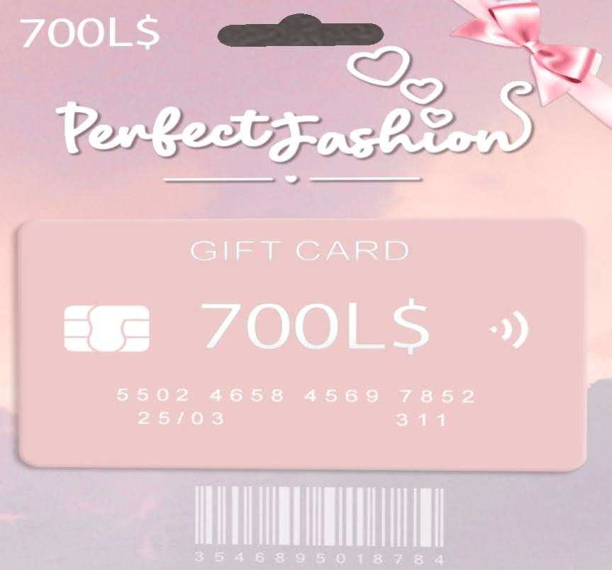 FREE!!! 700L$ Store Credit from Perfect Fashion LIMITED TIME&nbsp;ONLY