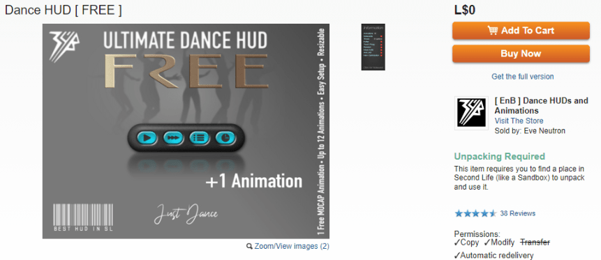 FREE Ultimate Dance Hud by Eve n&nbsp;Better