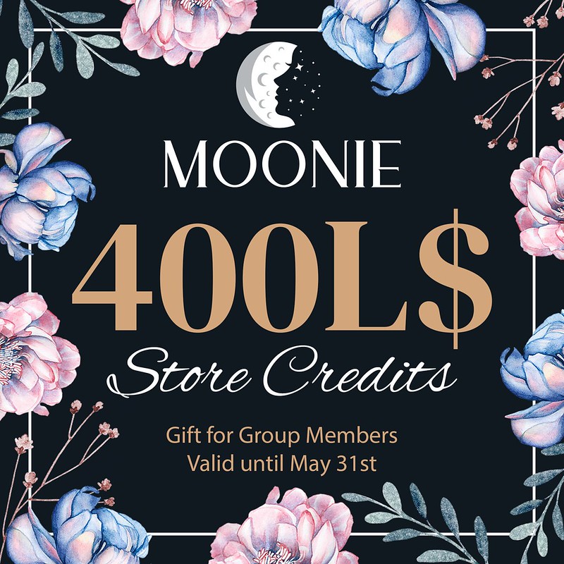 FREE Group and 400L$ Store Credit from&nbsp;MOONIE
