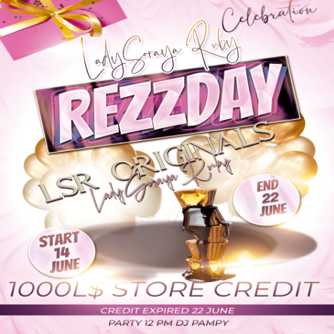 1000L$ Store Credit, 100 FATPACKS, and More from LSR&nbsp;Originals