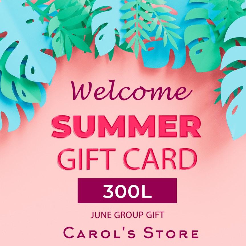 300L$ Gift Card and Group Gifts from Carol’s&nbsp;Store