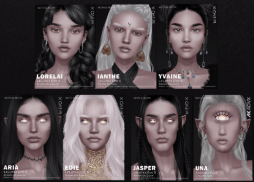 FREE! Lots of Beautiful Skins from Moth &&nbsp;Moon